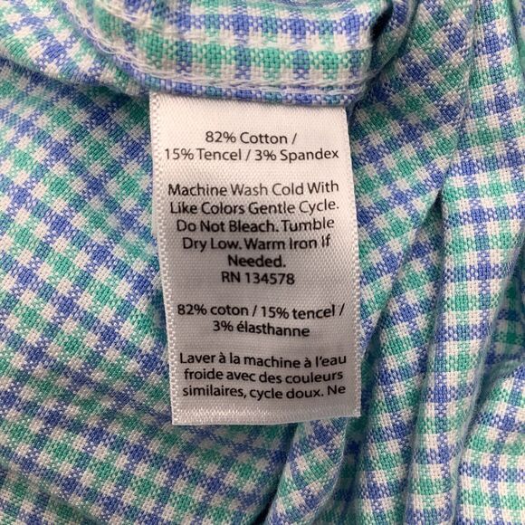 Vineyard Vines Mens Slim Fit Long Sleeve Button Up Tucker‎ Shirt Size Large - Picture 5 of 5